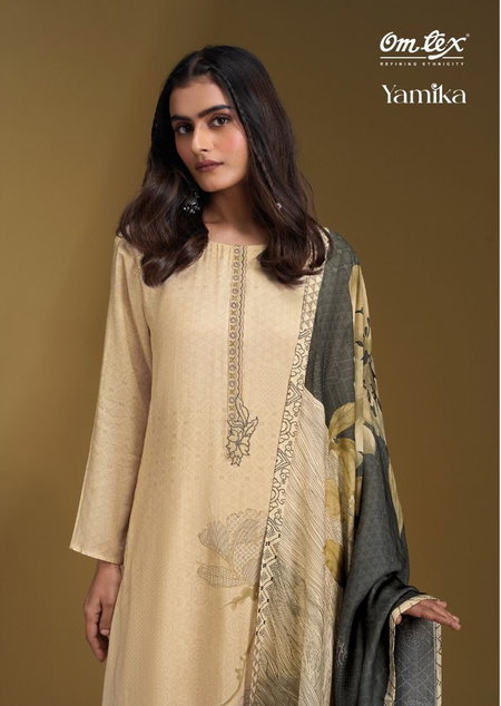 Yamika By Omtex Masleen Dress Material Wholesale Price In Surat
